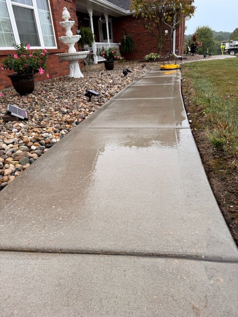 Gallery photos for Pristine Sidewalk Transformation in St. Paul Missouri: Image #1