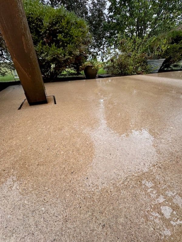Patio Makeover with Pressure Washing