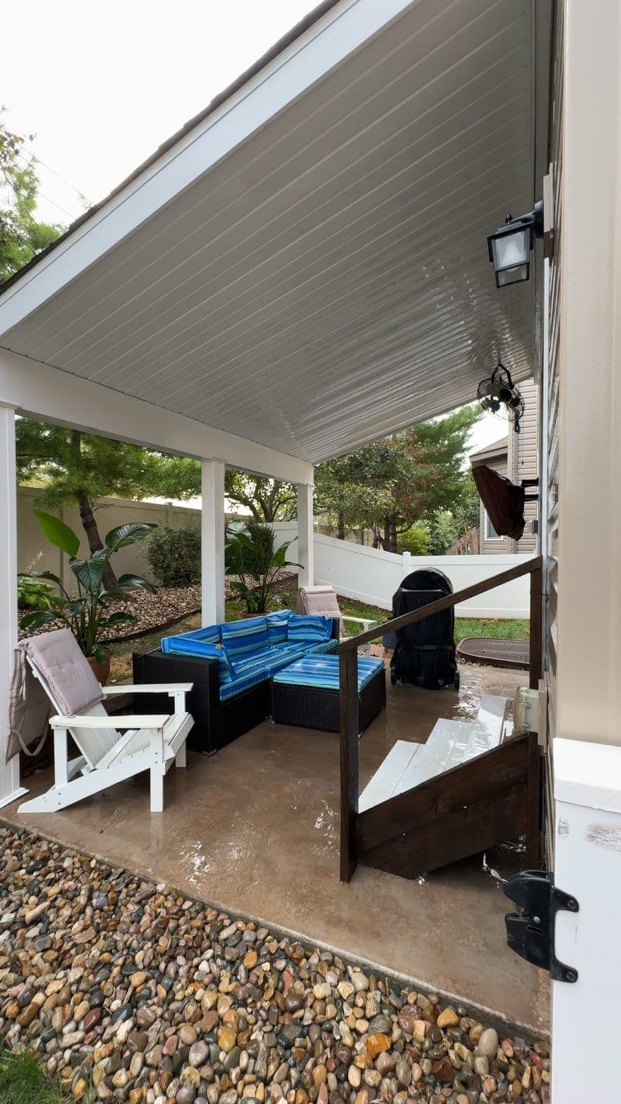 Project Patio and Overhang Clean-Up in O'Fallon Missouri image