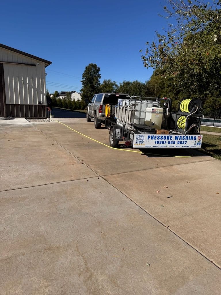 Gallery photos for House and Driveway Cleaning with Pressure Washing in Wentzville: Image #1