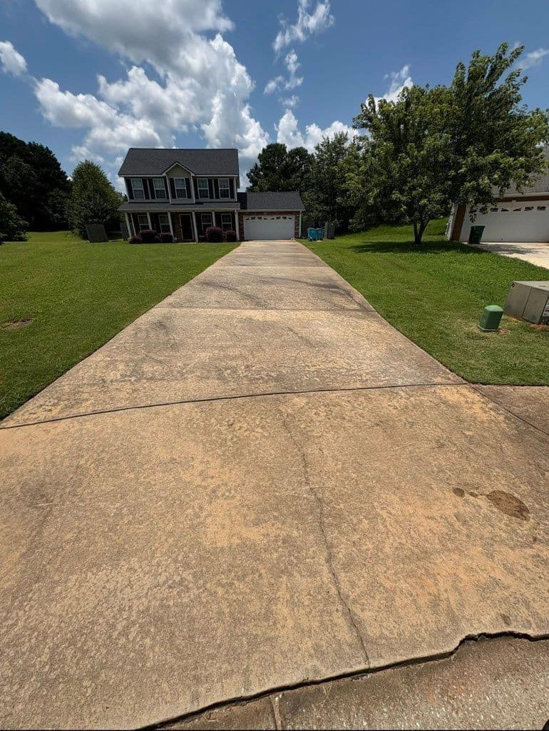 Driveway Transformation with Professional Cleaning image