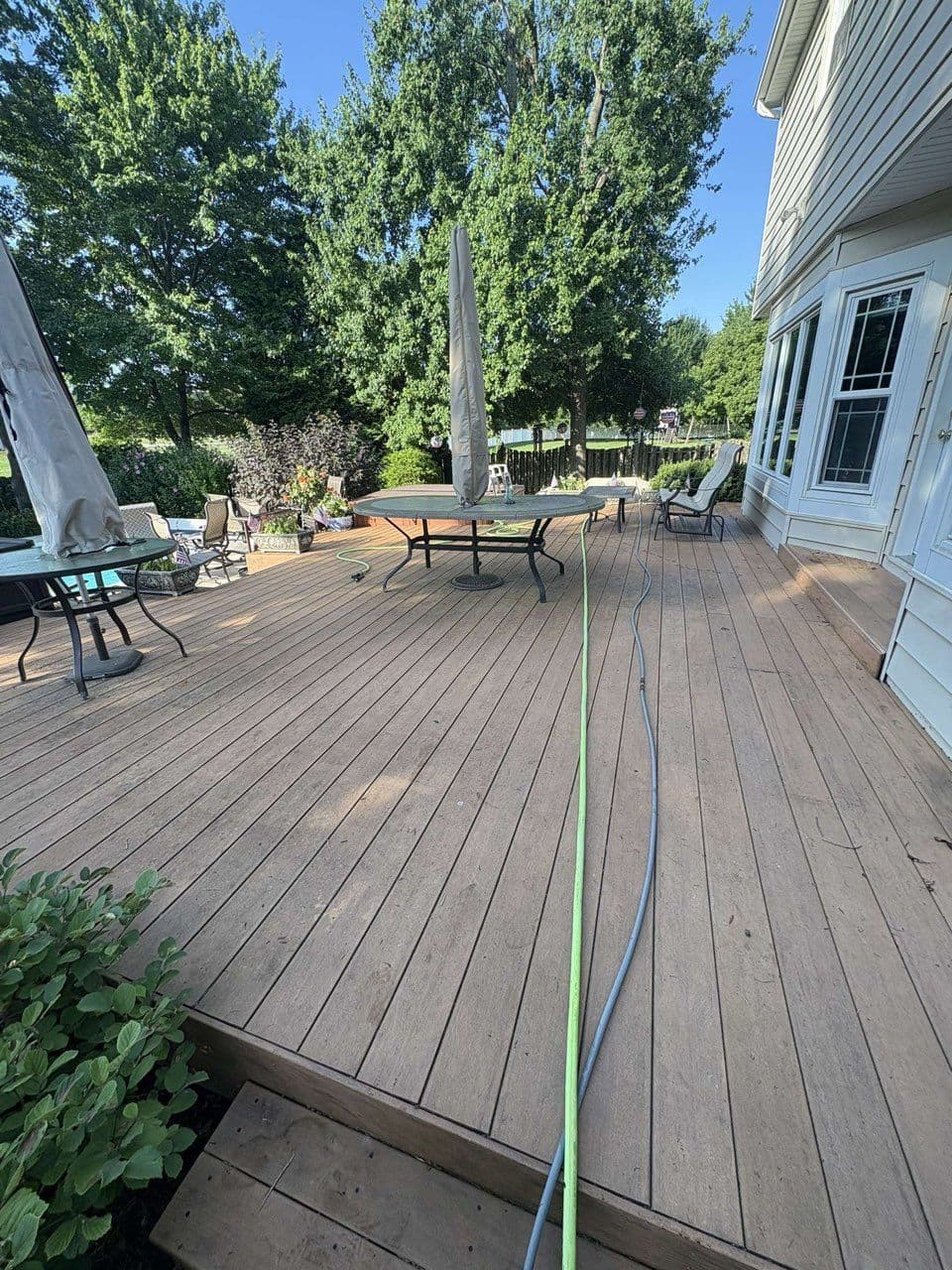 Deck Cleaning Transformation in O'Fallon image