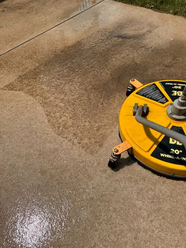Gallery photos for Dardenne Prairie's Concrete Cleaning Transformation: Image #1